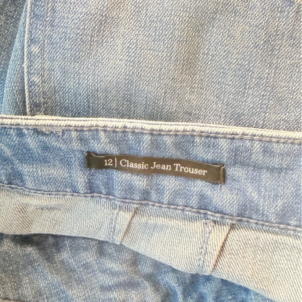 Talbots‎ Classic Blue Jeans Trousers size 12 - Picture 8 of 9